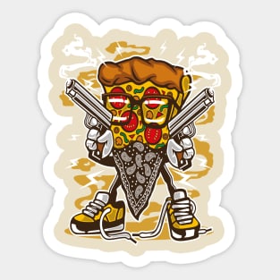 Pizza Gangster Sticker